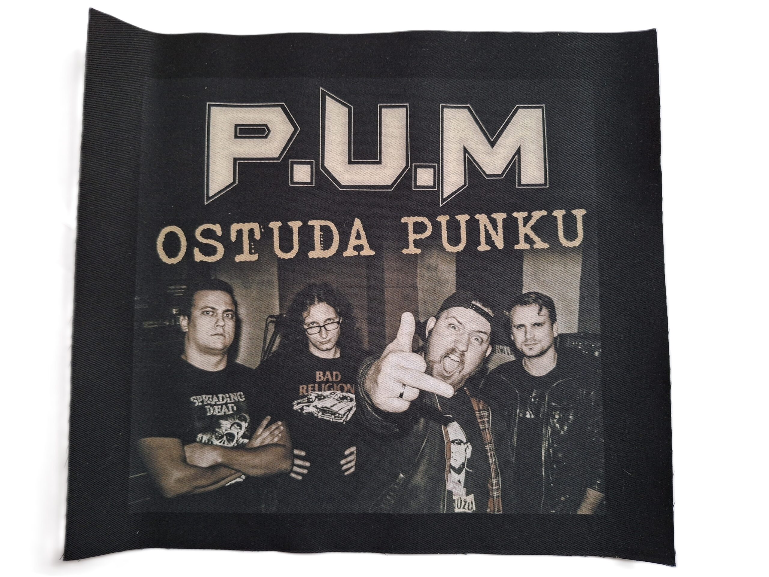 ZÁDOVÁ NÁŠIVKA OSTUDA PUNKU